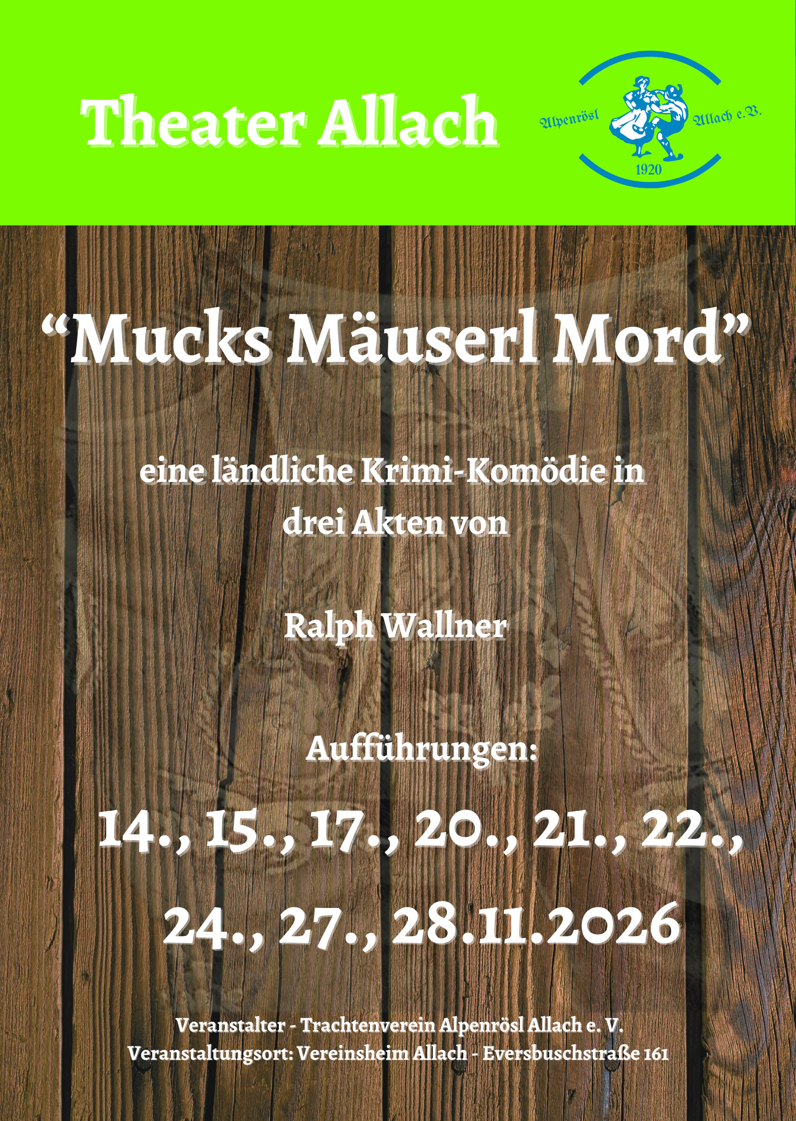Theater 2026 PLAKAT A2 (426x600mm)